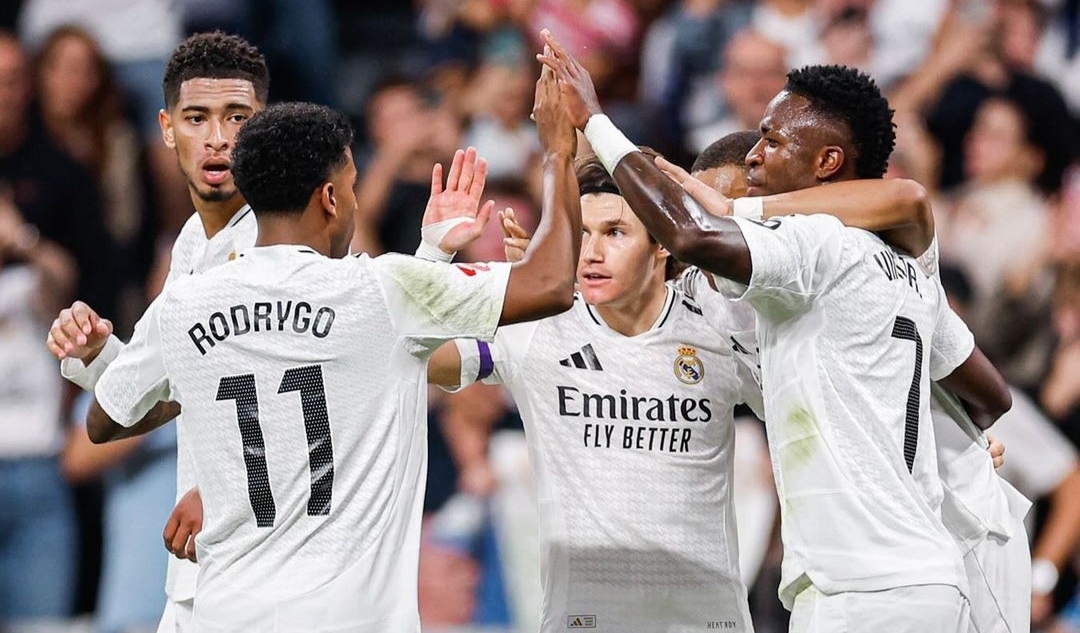 Selebrasi penggawa Real Madrid usai kemenangan atas Espanyol (ig realmadridcf)