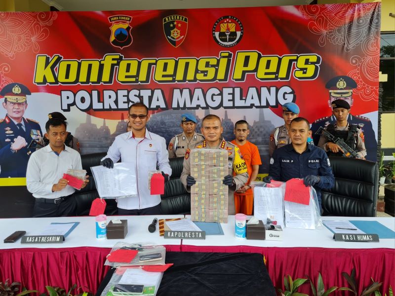 DITANGKAP: Unit Tipikor Satreskrim Polresta Magelang berhasil melakukan operasi tangkap tangan terhadap pelaku tindak pidana korupsi percepatan PPG Agama Islam.