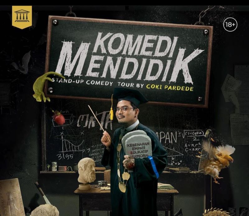 Stand-up comedy tour Coki Pardede.