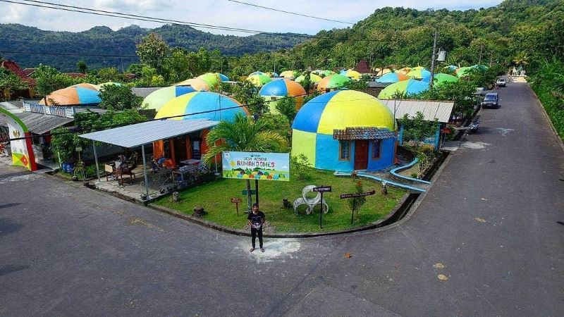Keunikan kampung teletubbies di Jogja.
