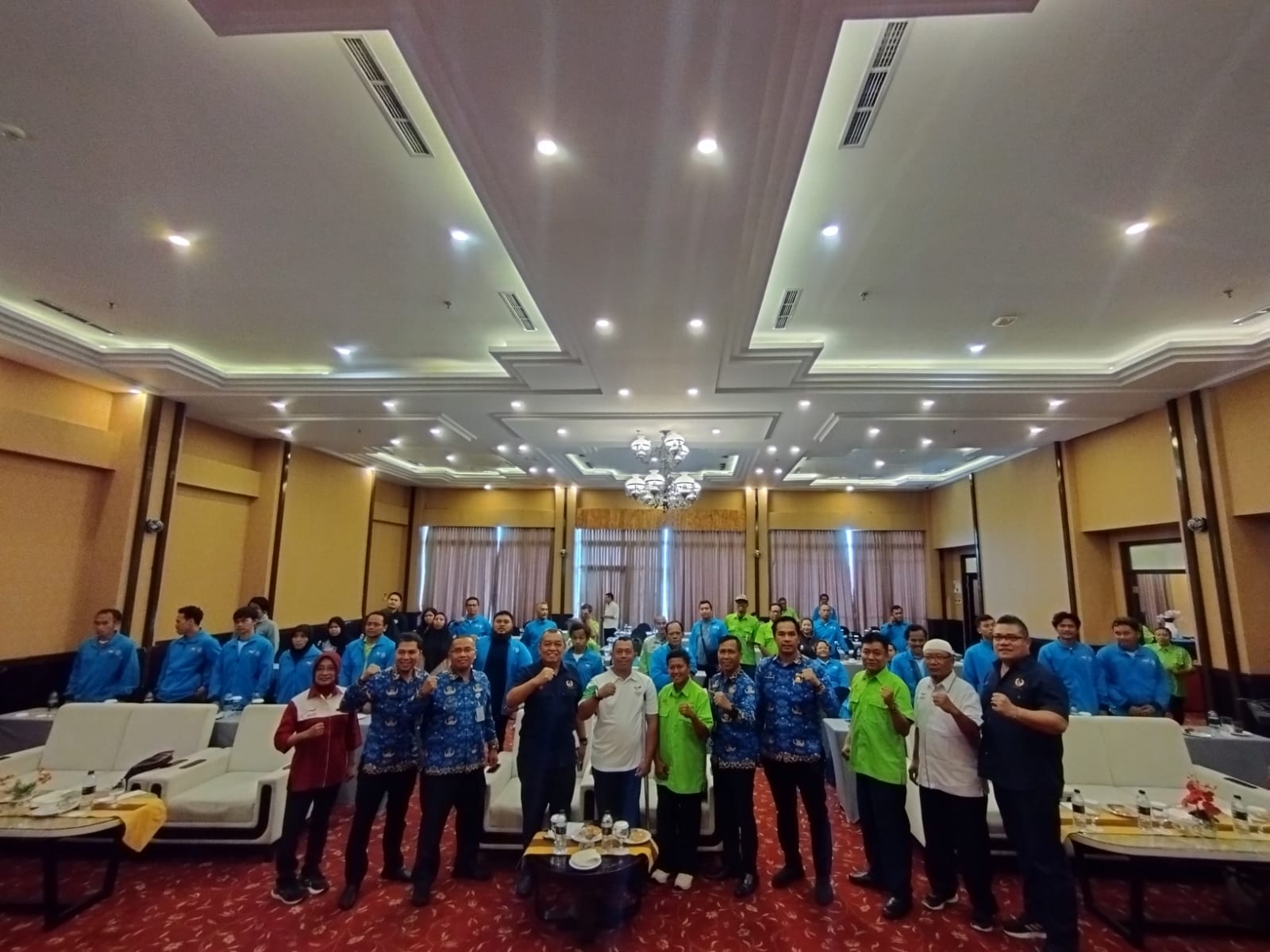 Pelepasan atlet dan pelatih NPCI Kota Jogja yang akan bergabung dengan NPC DIY untuk Peparnas 2024.