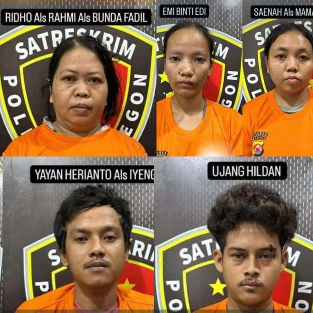 5 Pelaku Penculikan dan Pembunuhan APH Sumber : x/@politik_6usuk