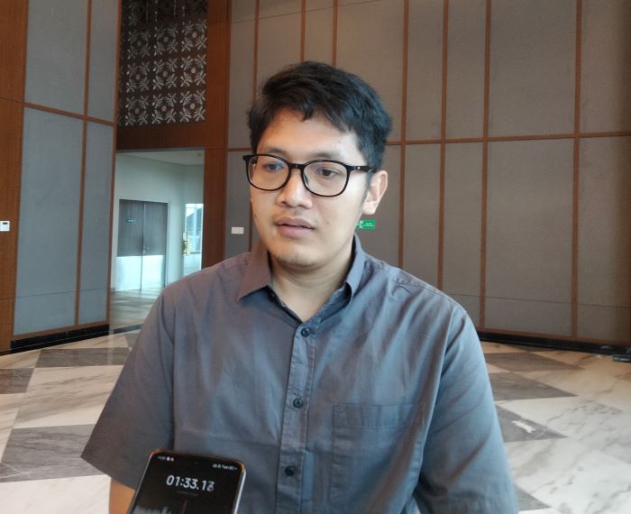 Kasat Reskrim Polres Gunungkidul AKP Ahmad Mirza saat diwawancarai awak media.