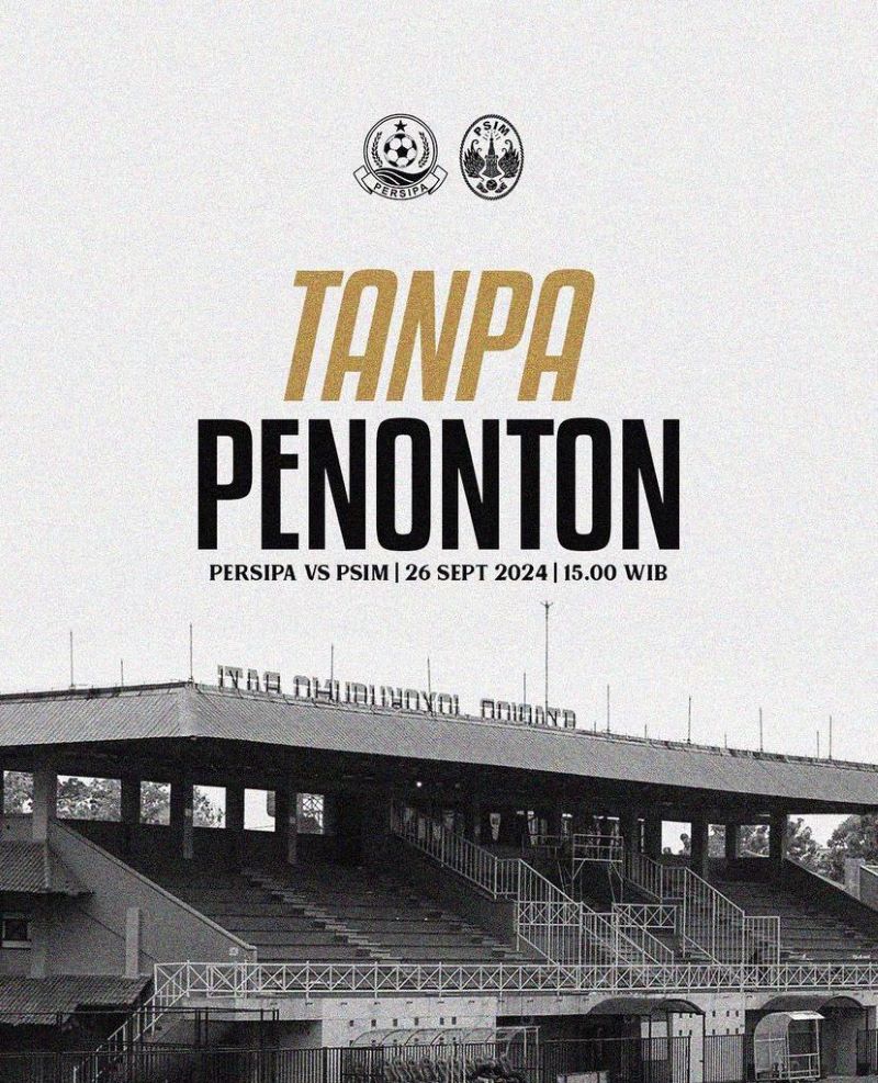 PSIM akan bertanding dengan Persipa pada Kamis (26/09/2024), dan Kick-off pertandingan ini pukul 15.00 WIB.  Bertanding di kandang Persipa di Stadion Joyokusumo Pati, Jawa Tengah, PSIM membawa misi..