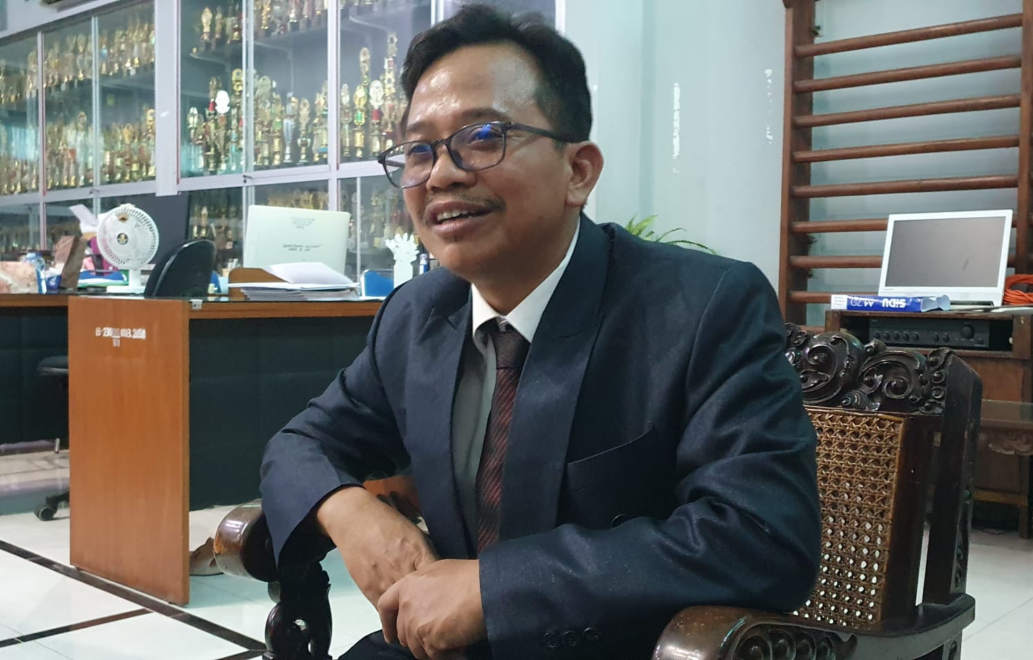 Wakil Kepala (Waka) Kesiswaan SMAN 8, Nugroho.   (GUNAWAN/Radar Jogja)