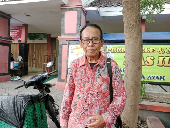 Ketua Paguyuban Pedagang Pasar Rakyat Kabupaten Sleman Paman Sembada Subadi
