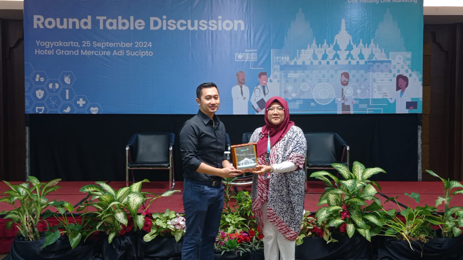 Suasana Roud Table Discussion yang digelar Bio Farma Group di Jogja