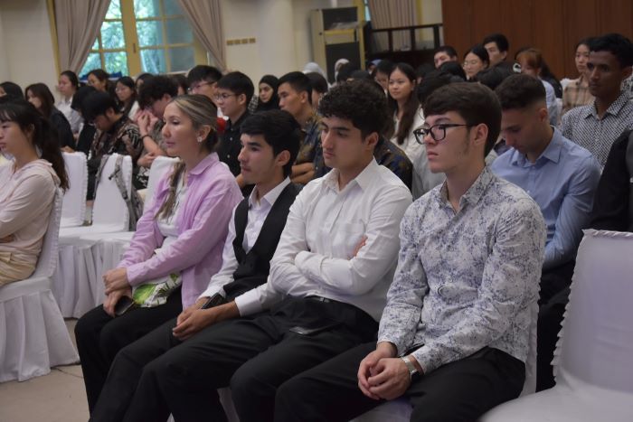 SEREMONIAL: Pembukaan sekaligus orientasi akademik mahasiswa internasional baru UNY Tahun Akademik 2024/2025 Rabu (26/9/2024).