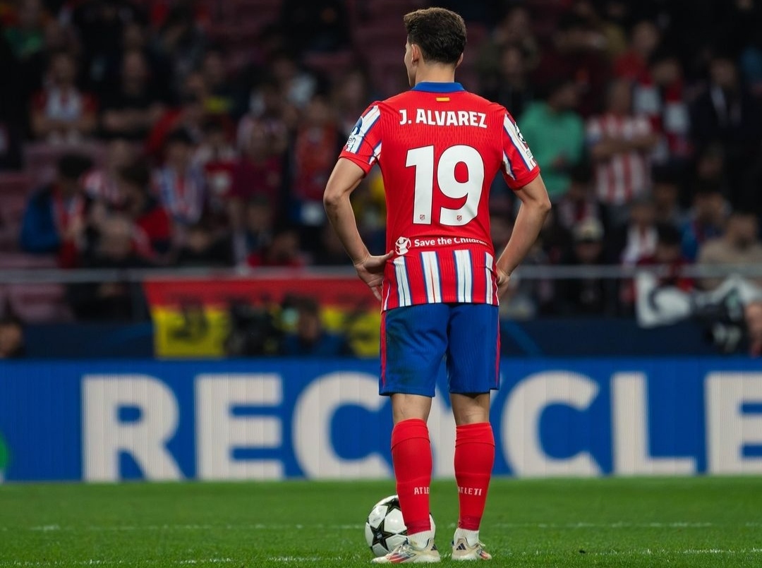 Julian Alvarez menjadi pahlawan kemenangan Atletico Madrid usai cetak gol di menit akhir ke gawang Celta Vigo (ig julianalvarez)