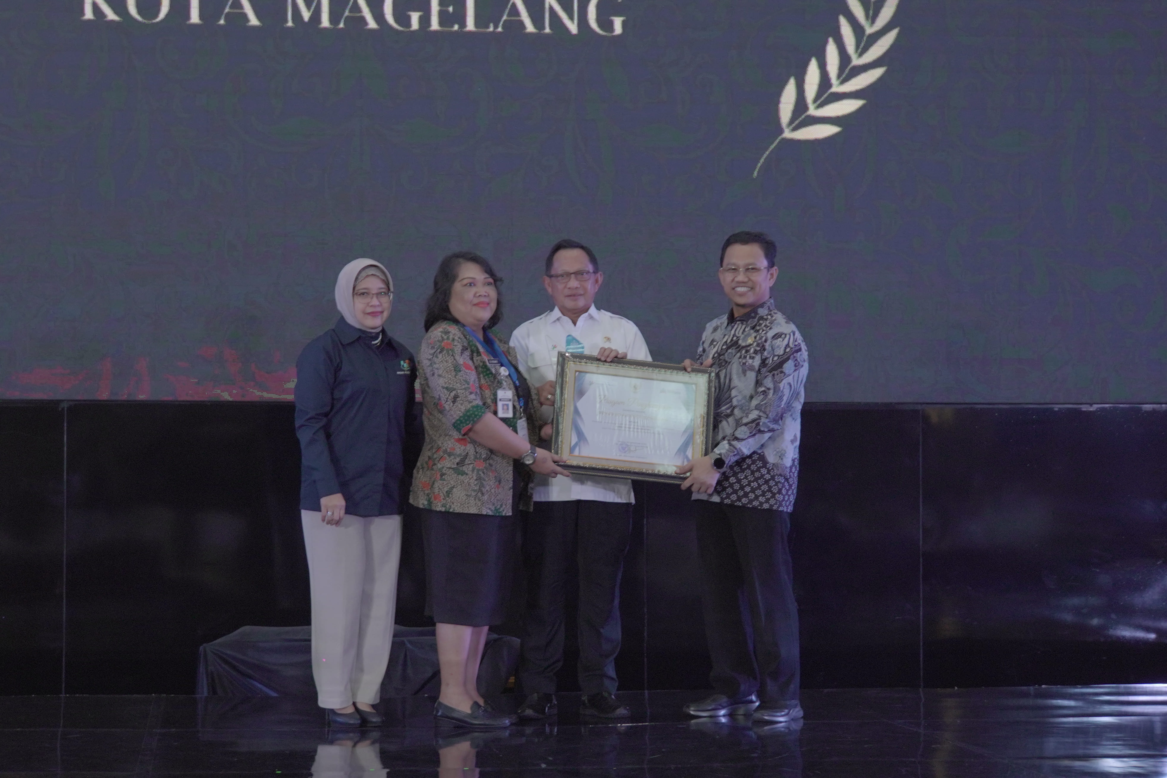 &nbsp;  PRESTASI: Pemkot Magelang mendapat Anugerah Anindhita Wistara Data Terbaik Nasional 2024.