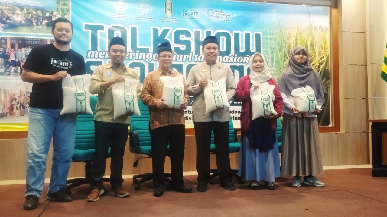 Peluncuran beras Jatam oleh Pimpinan Wilayah Muhammadiyah DIY