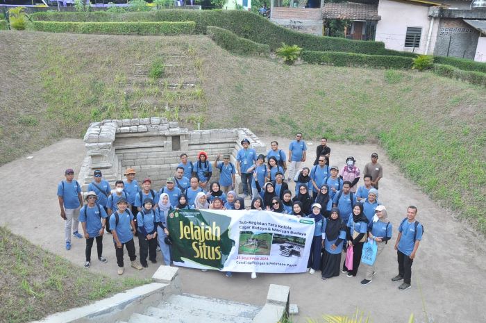 PROGRAM LAMA: Jelajah situs yang sudah dilakukan diikuti masyarakat umum di Petirtaan Payak dan Candi Gampingan, Piyungan. Rencananya program ini akan menyasar pelajar.