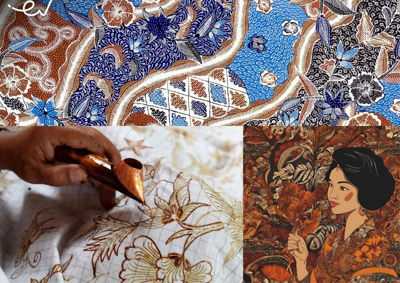 Batik warisan budaya Indonesia.