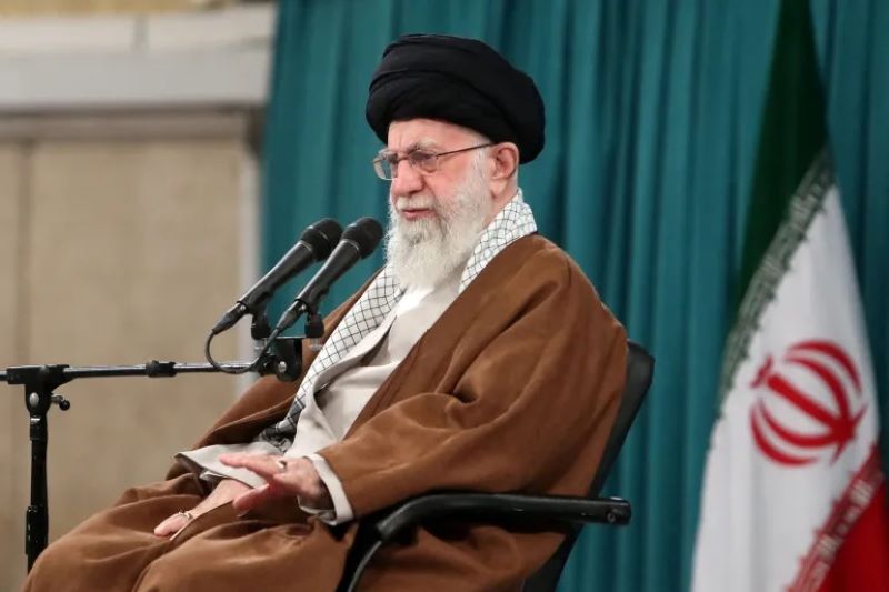 Pemimpin Tertinggi Iran, Ayatollah Ali Khamenei.