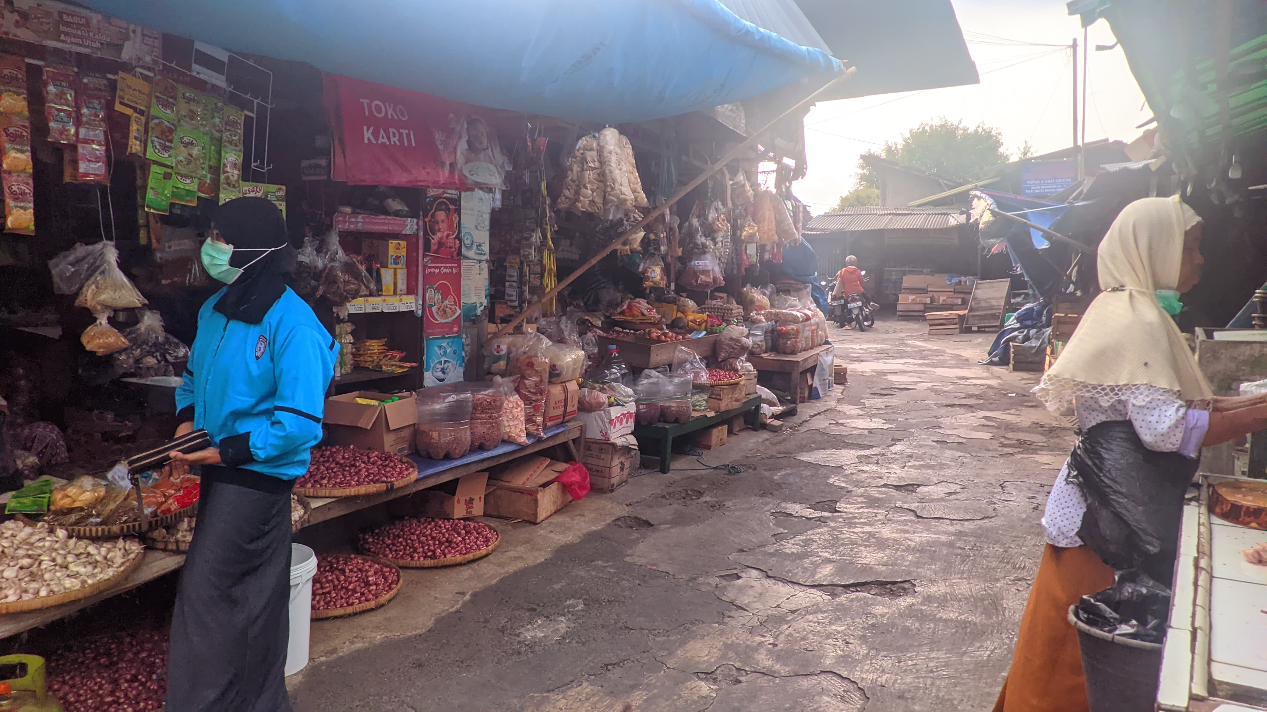 SEPI : Suasana pasar Argosari, Wonosari, Gunungkidul, Kamis (3/10).