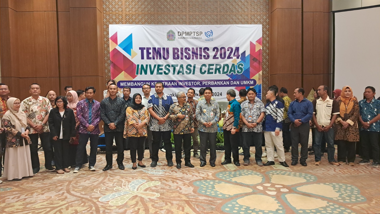 INVESTASI - DPMPTSP Kabupaten Gunungkidul menggelar Temu Bisnis 2024 di Hotel Santika pada Rabu (2/10/2024)