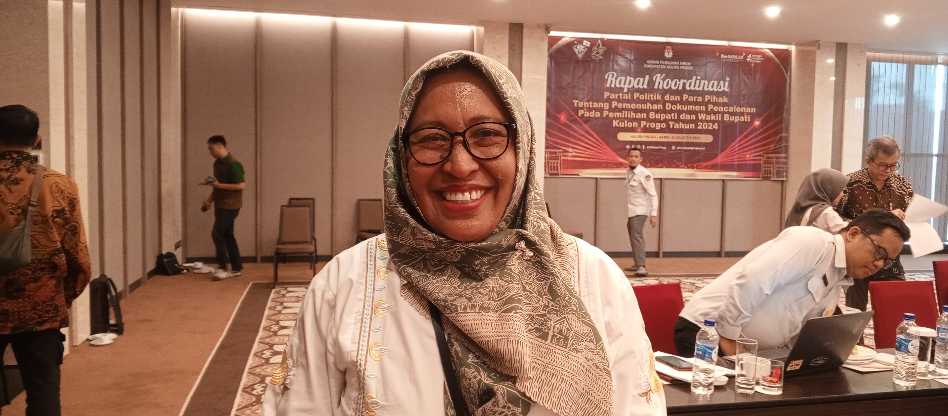 Komisioner Divisi Teknis Penyelenggaraan KPU Kulon Progo, Hidayatut Toyyibah,