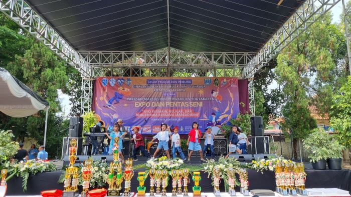 FASILITASI: Dindikkpora Kota Jogja menggelar Gelar Pelajar dan Pemuda untuk mewadahi minat dan banyak siswa dari Yayasan Marsudirini Jogjakarta Minggu (6/10/2024).