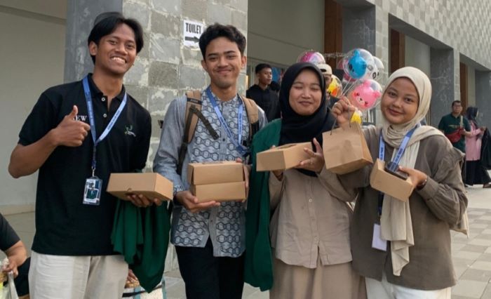 SASAR ANAK MUDA: Sosialisasi produk halal terus digencarkan di Kabupaten Kulonprogo, kali ini menyasar kalangan mahasiswa.