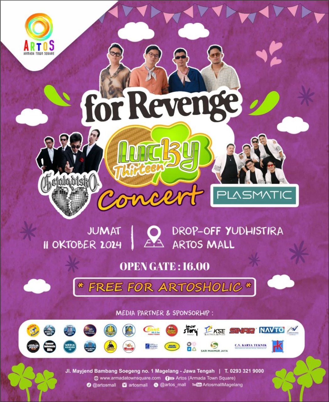Artos Mall Magelang Gelar Konser Gratis, simak jadwalnya!