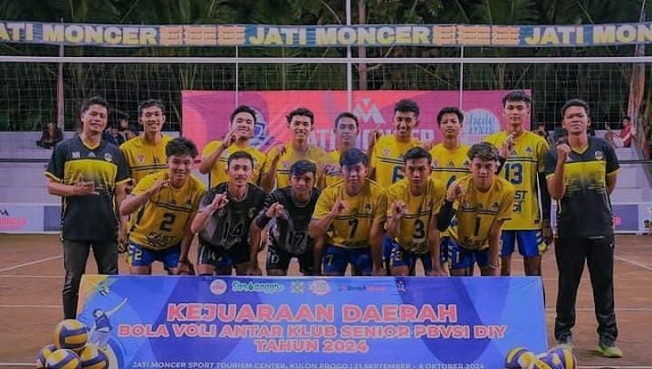 SELAMAT - Klub voli asal Gunungkidul Ganeksa Bhumikarta sukses menembus Divisi 1 Livoli Nasional 2024, setelah menjadi finalis Kejurda DIY pada Sabtu (6/10/2024) (Doc Panitia)