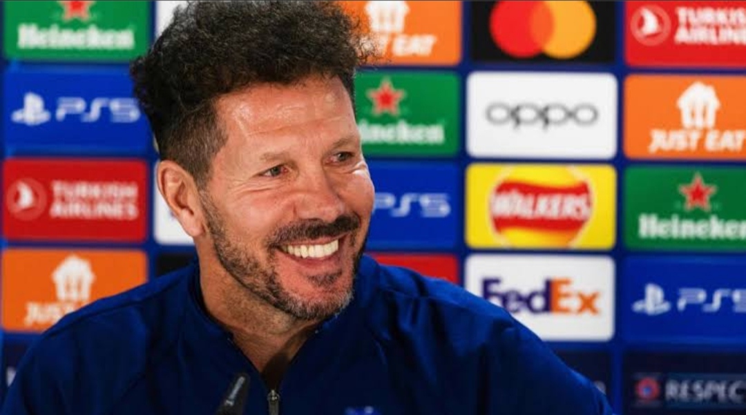 Pelatih Atletico Madrid, Diego Simeone.