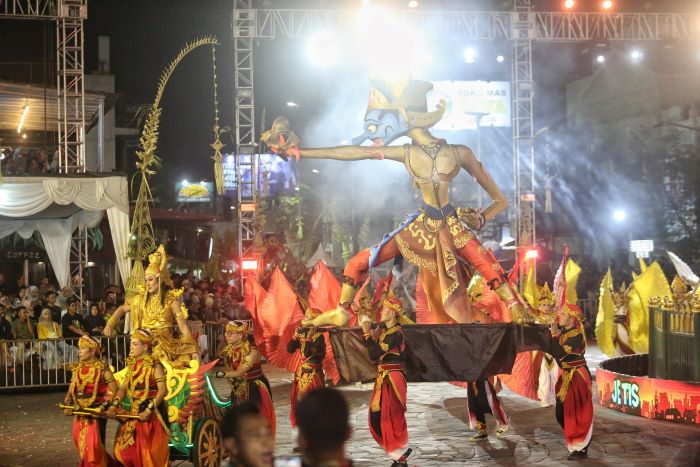 Wayang Jogja Night Carnival (WJNC) yang menjadi agenda tahunan untuk memperingati HUT Kota Jogja, sukses digelar Senin (7/10/2024) malam