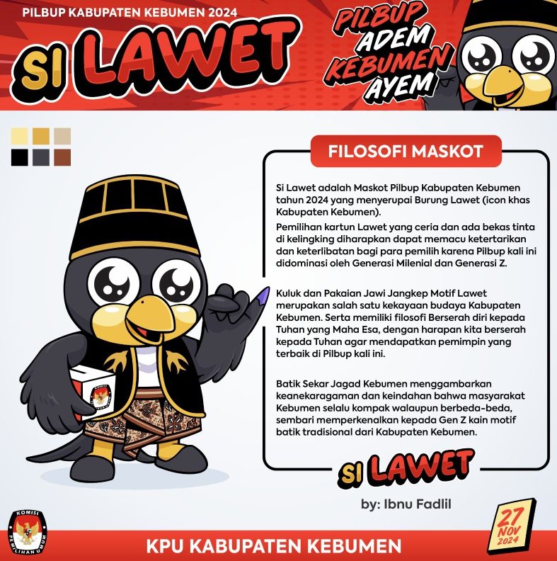 maskot Pilbup Kebumen