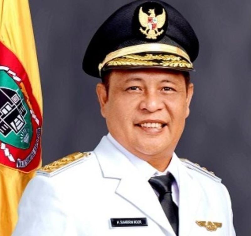 Sahbirin Noor saat menjabat Gubernur Kalsel. Kini jadi tersangka korupsi pengadaan barang dan jasa di lingkungan pemerintahannya.