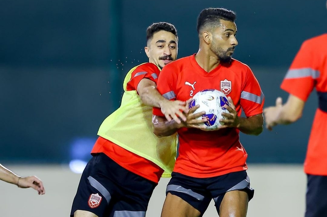 Penggawa Bahrain jalani latihan jelang laga kontra timnas Indonesia (ig bahrainnt)