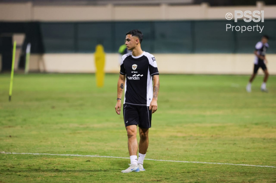 Eliano Reijnders tatap pertandingan timnas Indonesia kontra Bahrain dengan penuh antusias (PSSI)