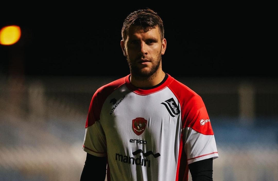 Kondisi Maarten Paes sudah fit 100 persen dan siap kawal gawang timnas Indonesia kontra Bahrain (ig maartenpaes)