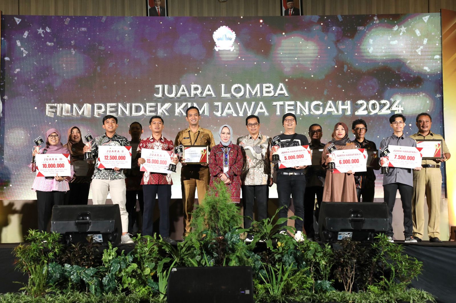 KIM WR Soepratman Desa Somongari, Kaligesing, Purworejo meraih juara satu lomba film pendek KIM se-Jateng 2024.
