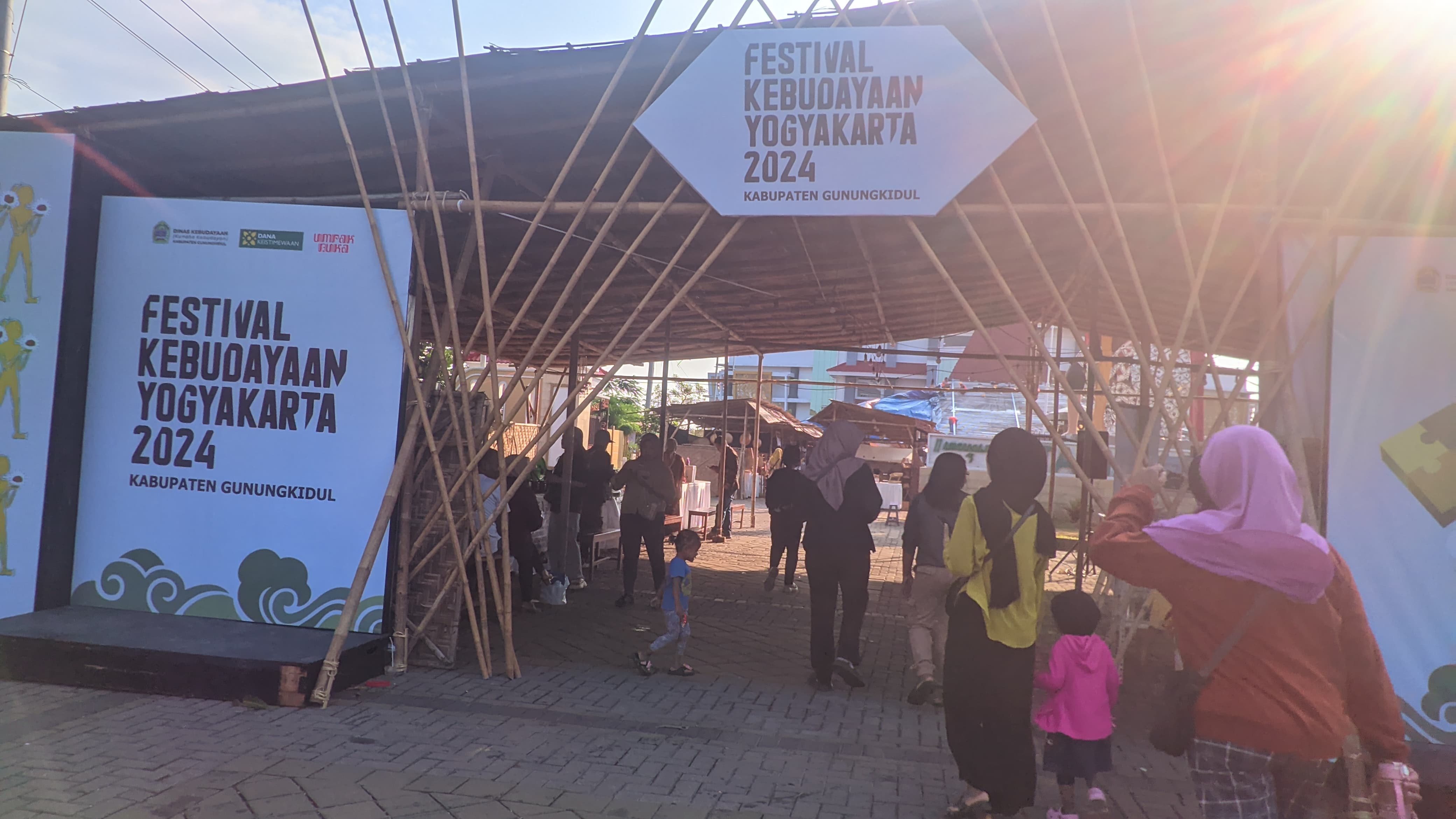 &nbsp;  Festival Kebudayaan Yogyakarta di Taman Budaya Gunungkidul, Kamis (10/10).