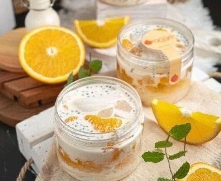 Orange Milk Jelly