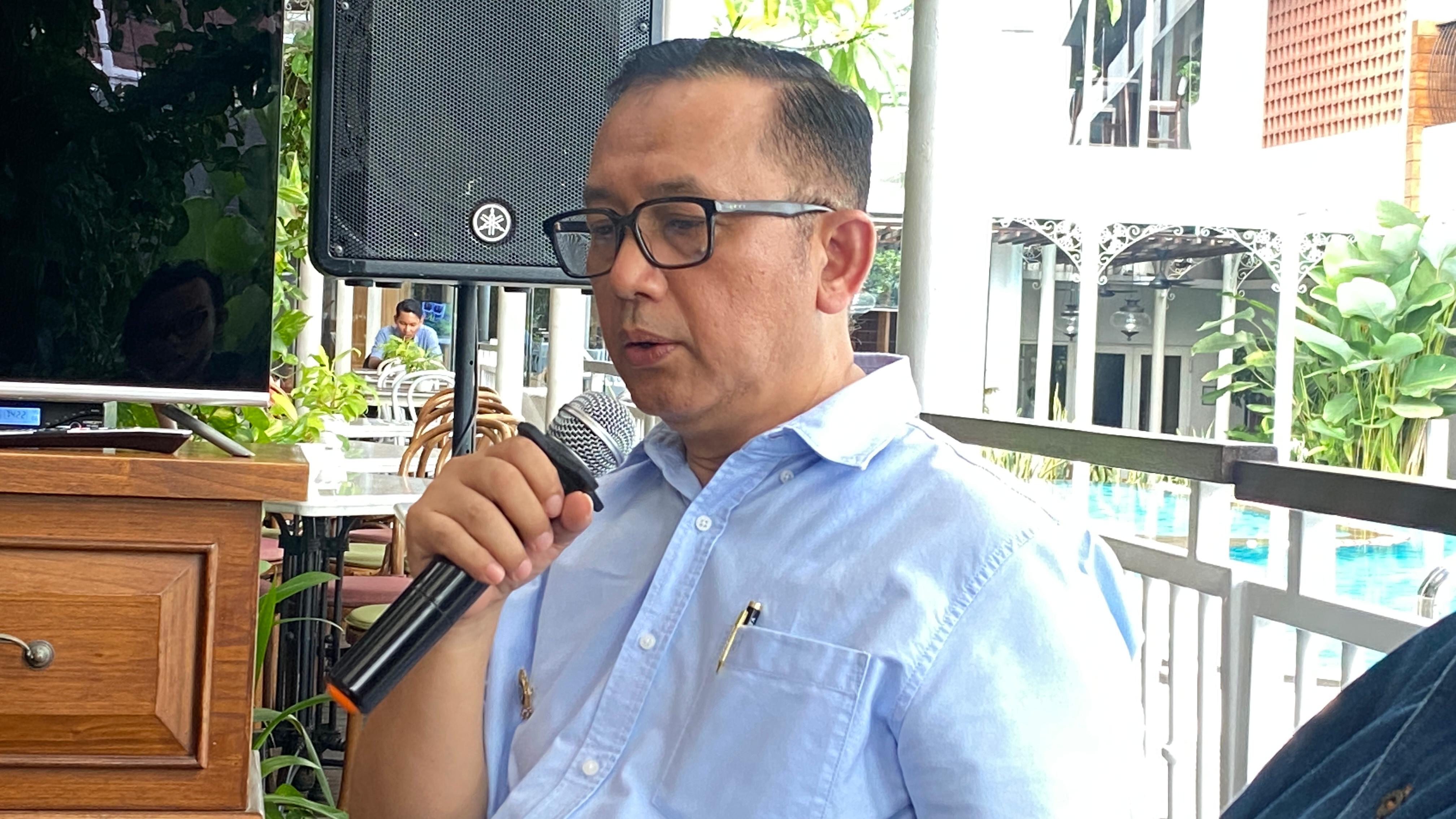 Plt Ketua Asita DIY Edwin Ismedi Himna.  (AGUNG DWI PRAKOSO / RADAR JOGJA)