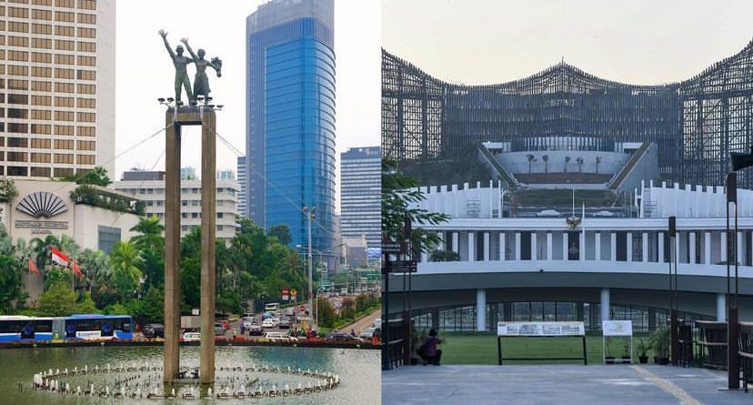 Foto Jakarta & IKN (Sumber: Akun Instagram @cretivox)