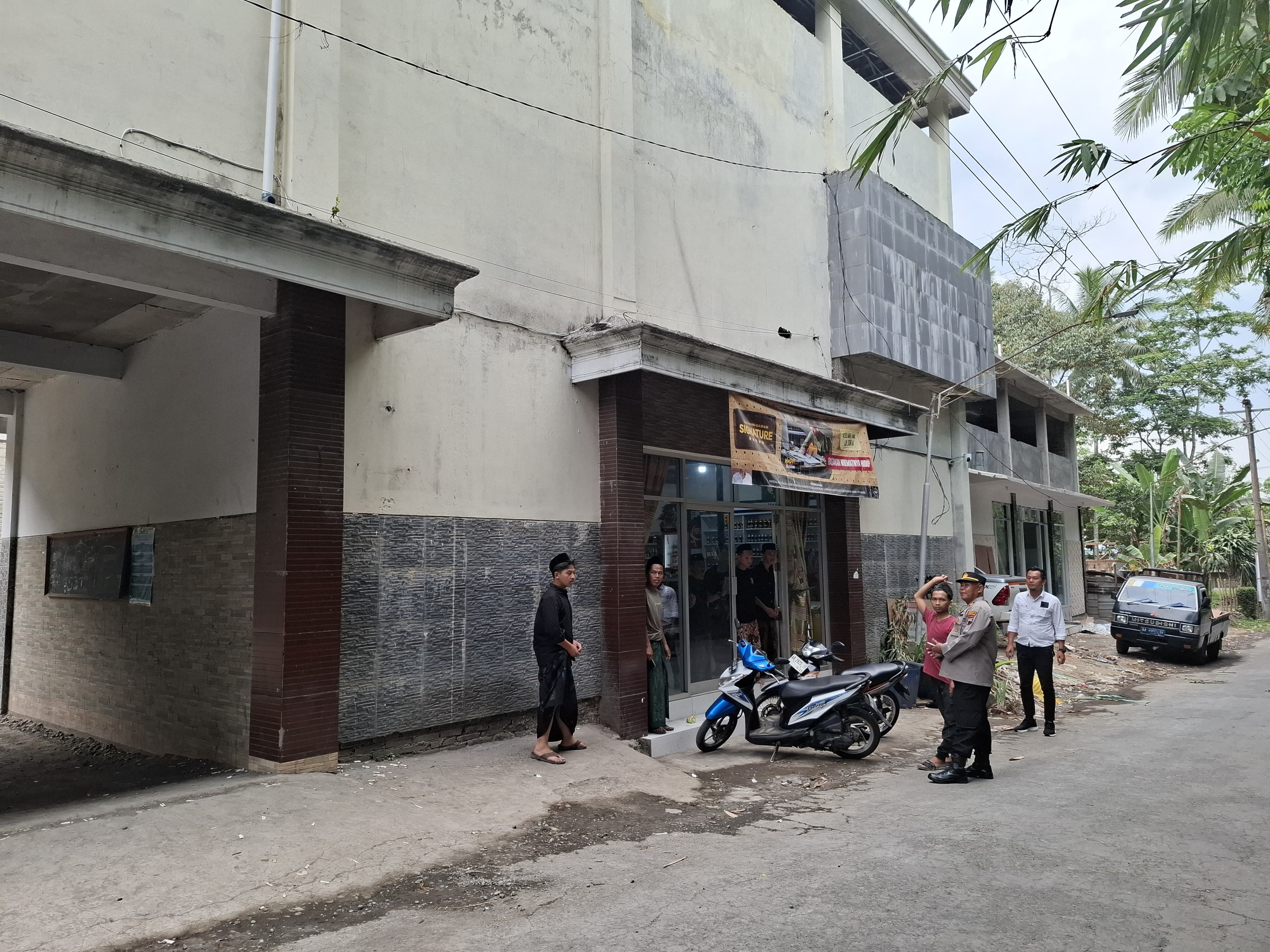 TKP: Begini suasana lokasi dugaan penganiayaan dan pemalakan oleh dua orang tidak dikenal kepada santri Ponpes API, Tegalrejo, Magelang.
