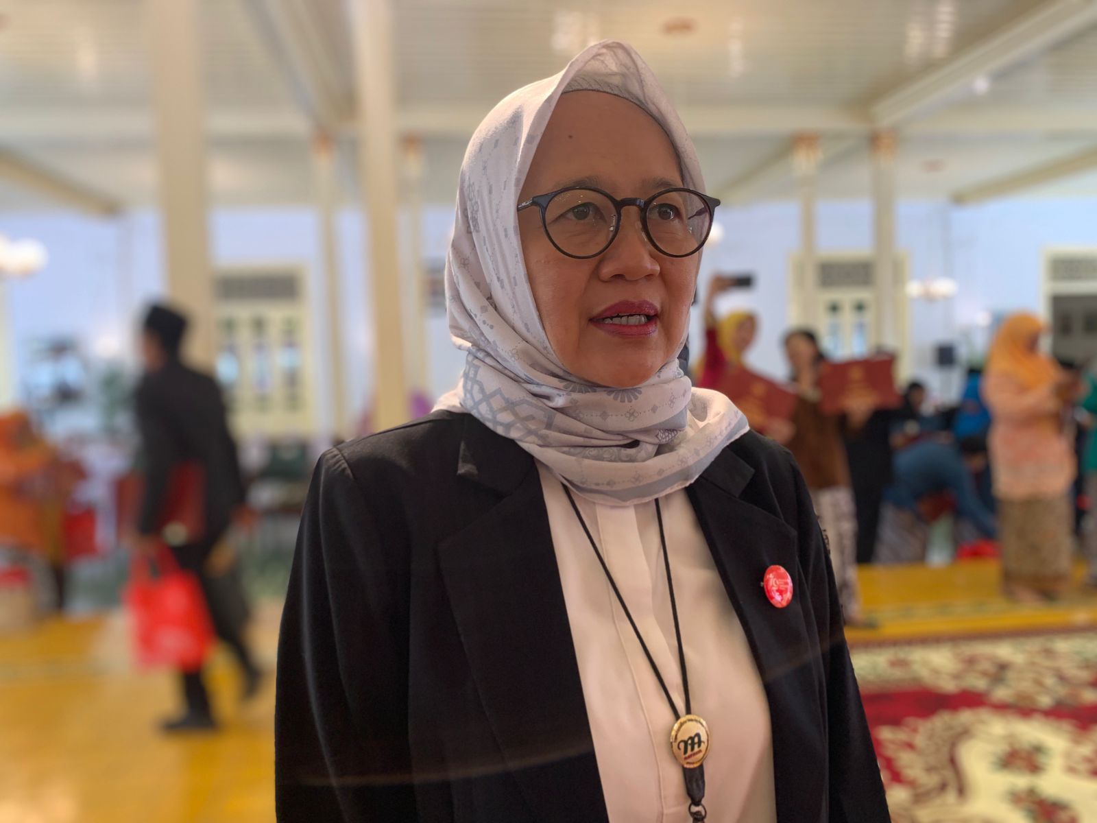 Kepala Badan Kepegawaian Daerah (BKD) DIY Amin Purwani