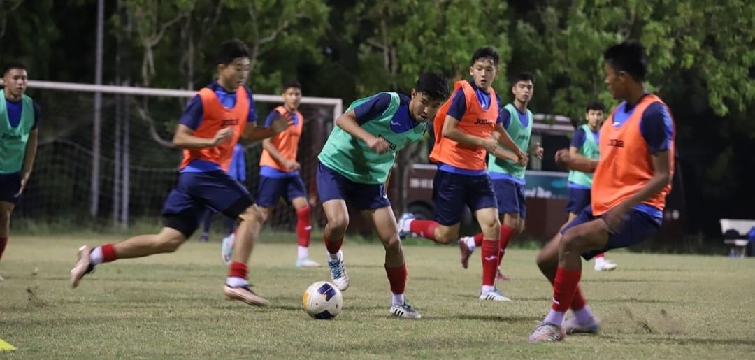 Kirgistan jalani latihan jelang pertandingan kontra Korea Utara (ig kyrgyskurama)