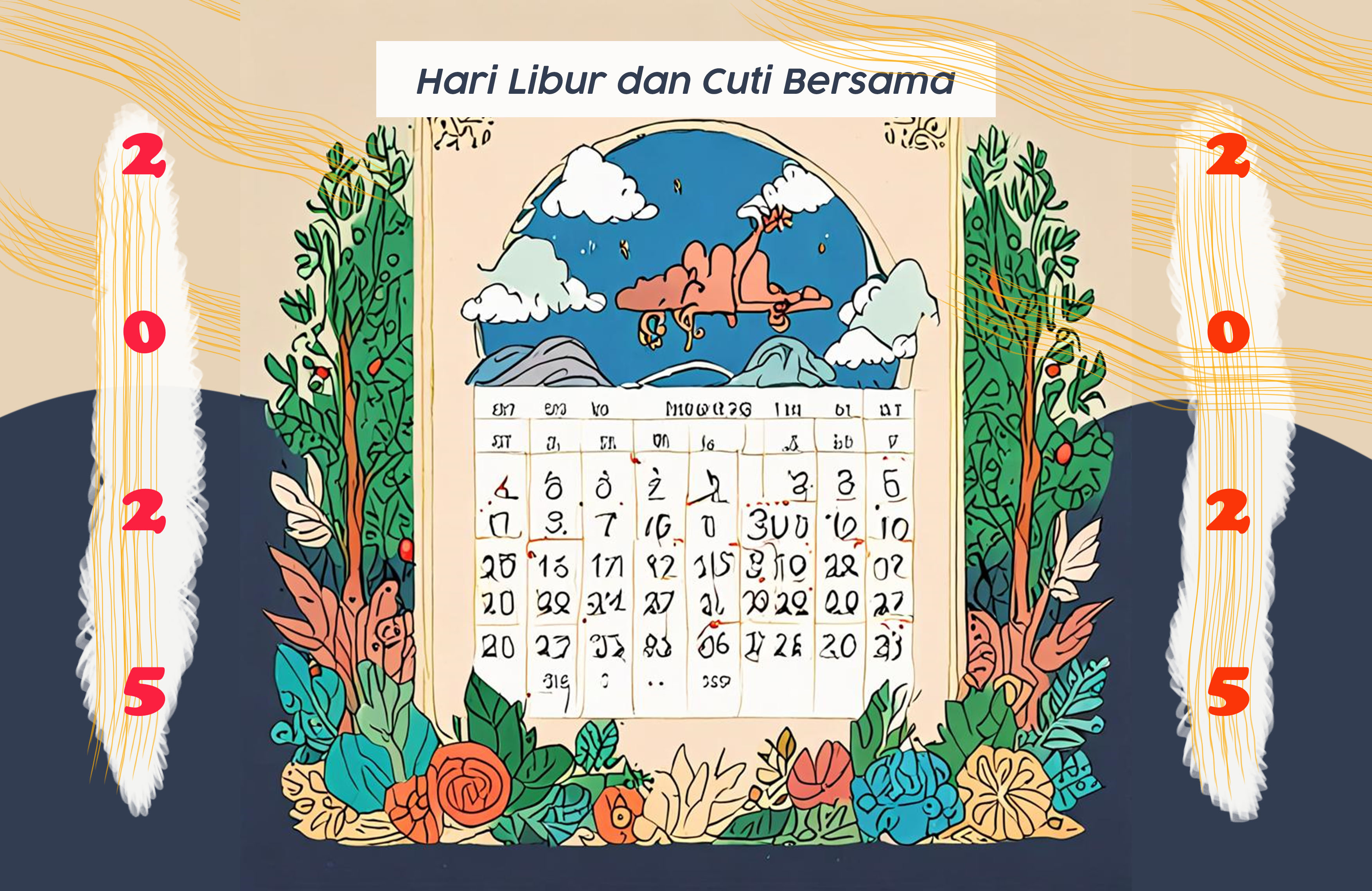 Pemerintah tetapkan 27 hari libur dan cuti bersama untuk tahun 2025.