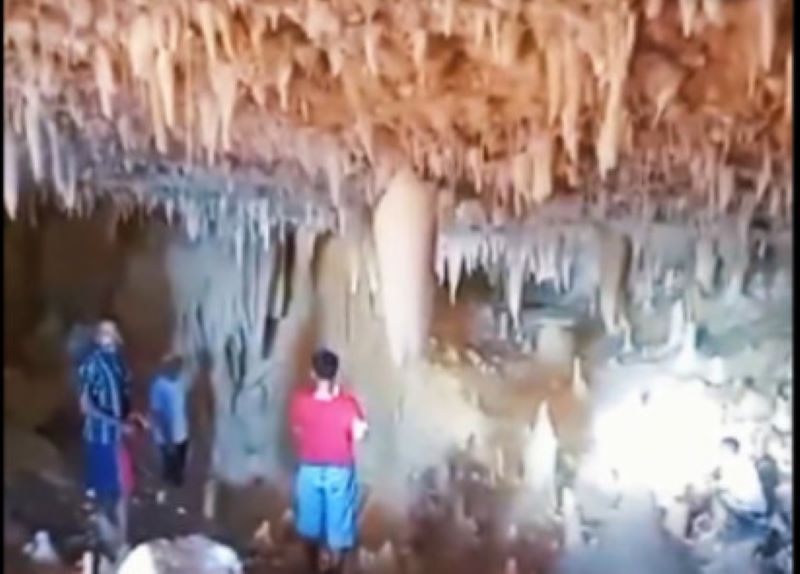Penemuan goa di lokasi pembangunan JJLS Planjan, Kapanewon Saptosari, Gunungkidul, Jogja.