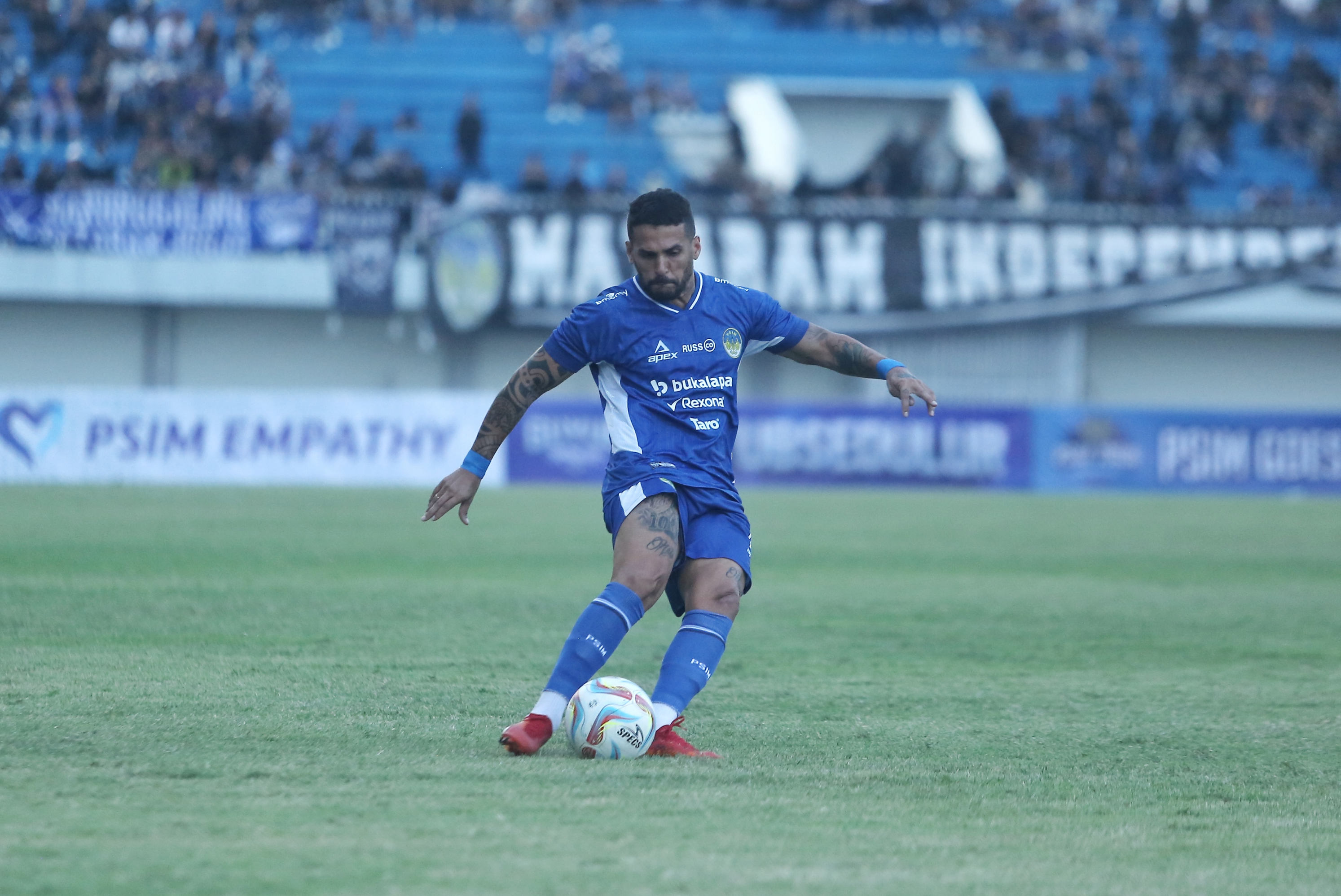 Pemain asing PSIM Jogja asal Brasil Joao Pedro Oliveira Santos atau Pedrinho