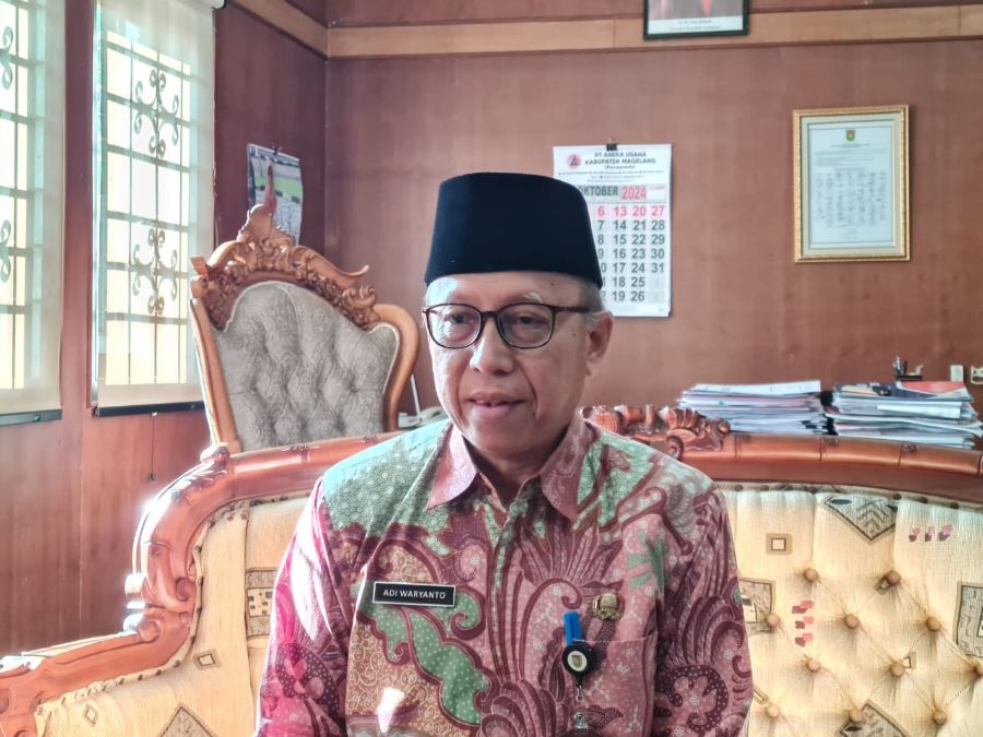 Sekretaris Daerah Kabupaten Magelang Adi Waryanto.