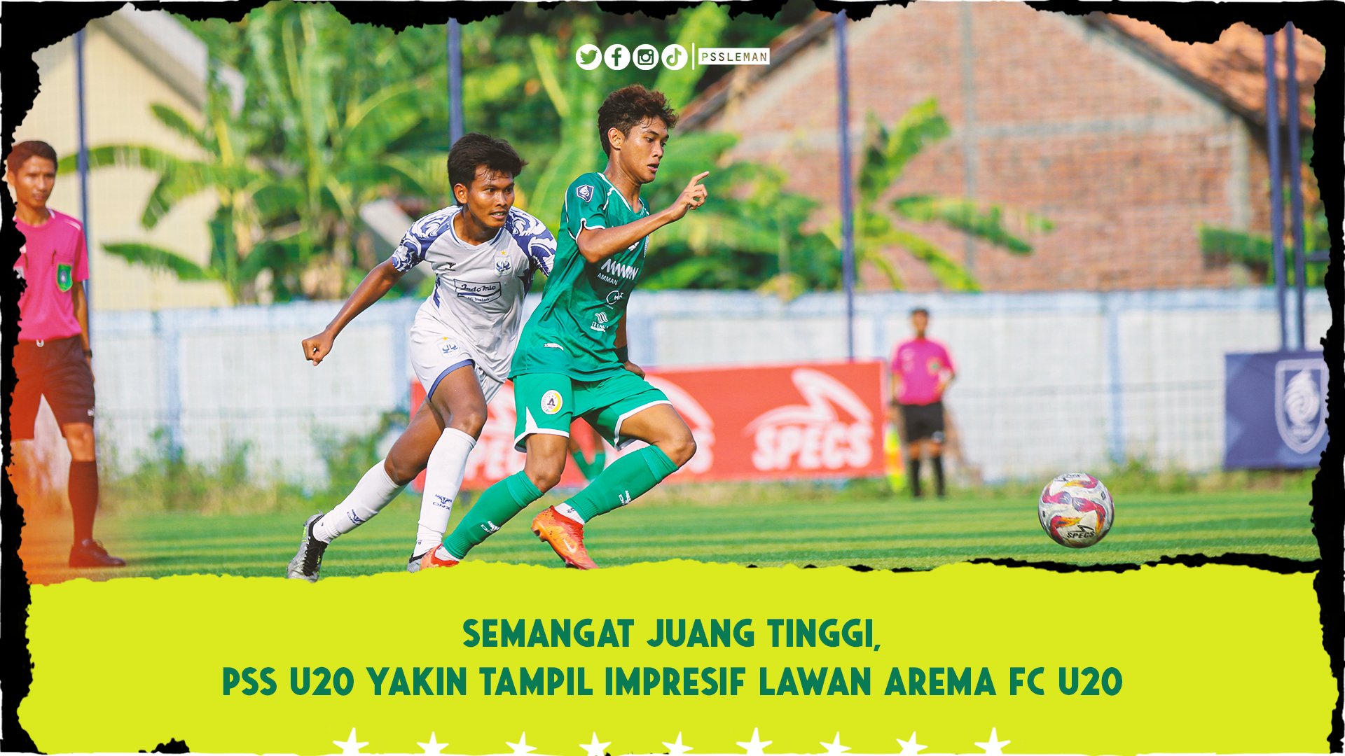 Penggawa PSS Sleman U20 saat melakoni pertandingan di EPA Liga 1 (pssleman.id)