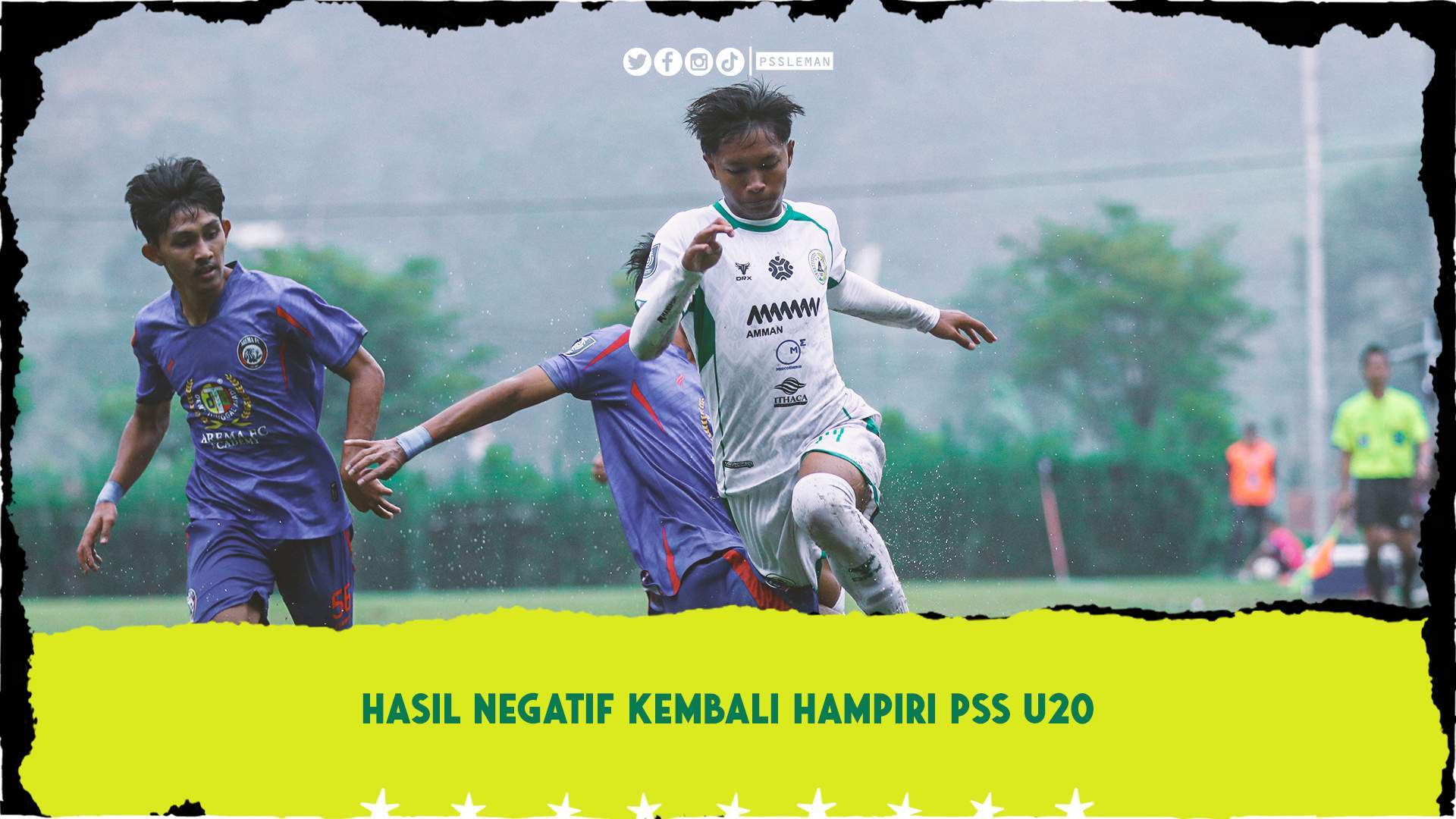 PSS Sleman U20 kembali raih hasil minor saat melawan Arema FC dalam lanjutan EPA Liga 1 U20 2024/25 (pssleman.id)
