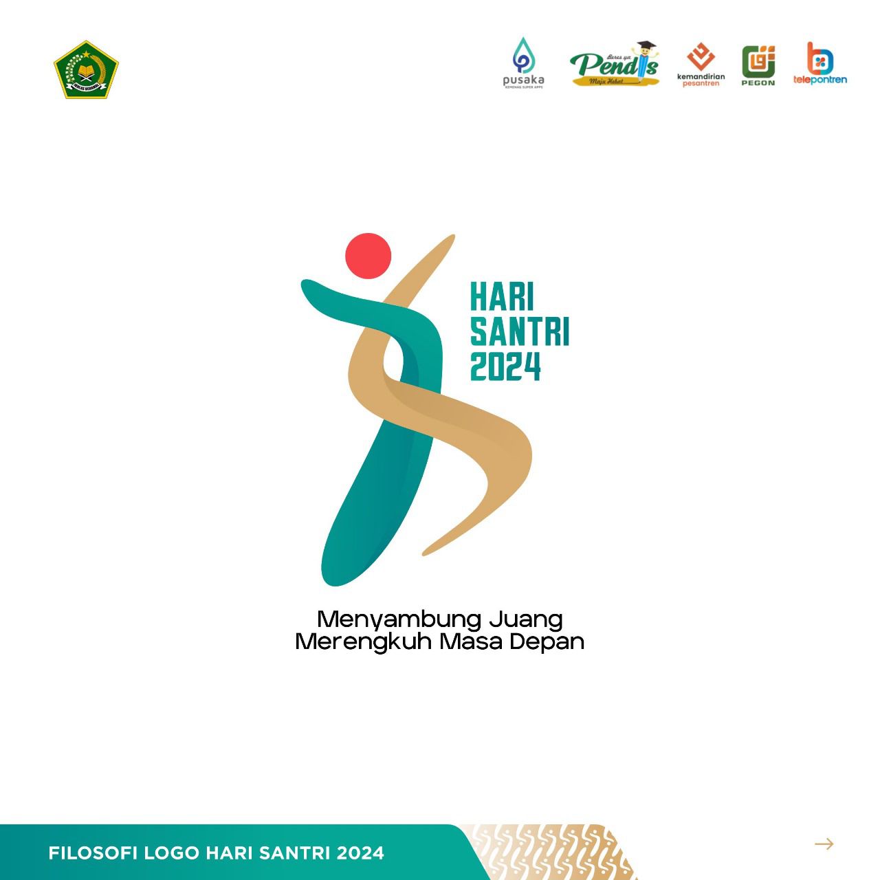 Logo Hari Santri Nasional 2024.