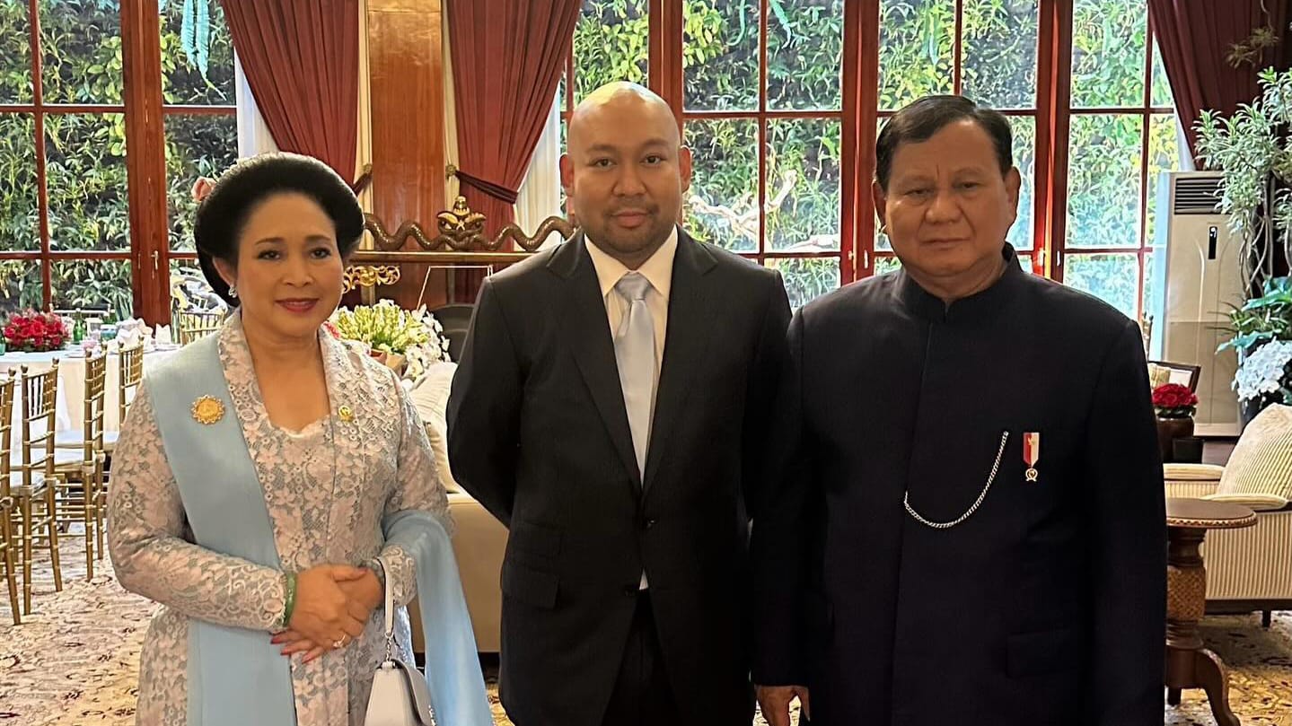 Foto keluarga usai pelantikan Presiden RI Prabowo Subianto.