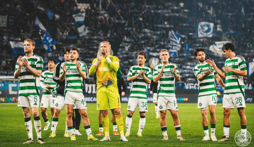 Pemain Celtic sapa penggemar setelah curi satu poin dari Atalanta