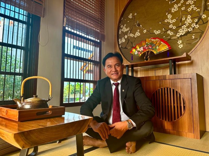 Mentri Menko Kumham Yusril Ihza Mahendra.